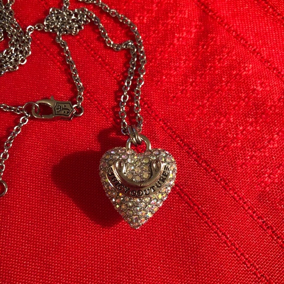 Vintage Juicy Couture Puffy Heart Necklace - Picture 10 of 11